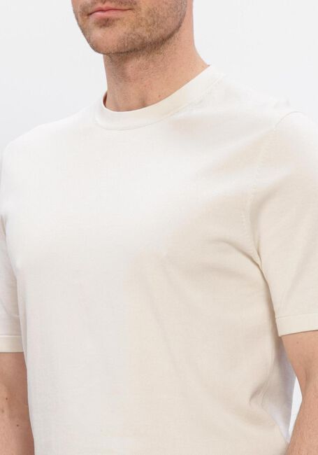 Ecru PROFUOMO T-shirt T-SHIRT CREW NECK SS AERO EASE - large