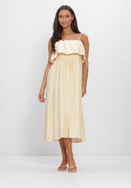 Gele SECOND FEMALE Jurken AIE DRESS - large