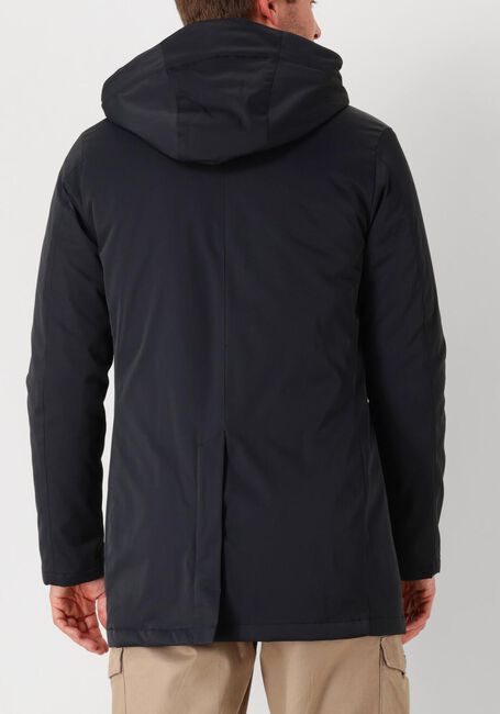 Donkerblauwe PROFUOMO Parka's OUTERW RAINC MGNT LNG - large
