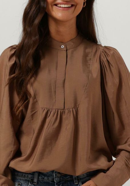 Bruine CO'COUTURE Blouse CALLUM VOLUME SHIRT - large