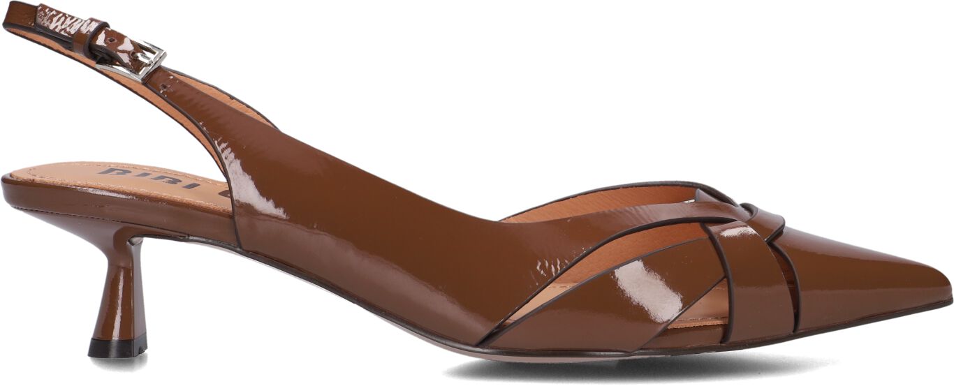 Bibi Lou Slingbacks Dames 632z21vk, Maat: 36, Materiaal: Lakleer, Kleur: Bruin