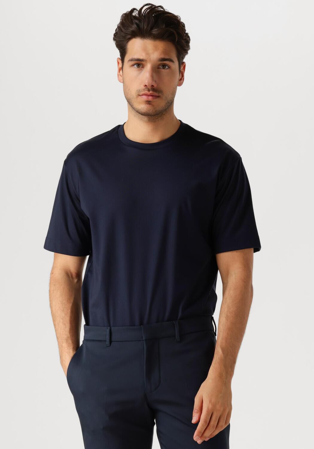 Desoto Luxury T-Shirt Heren Luxury Two Ply T-shirt 1/2, Maat: 3XL, Kleur: Blauw