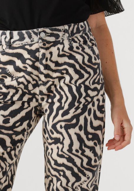 Creme DANTE6 Straight leg jeans SPOTTED ANIMALISTIC JEANS - large