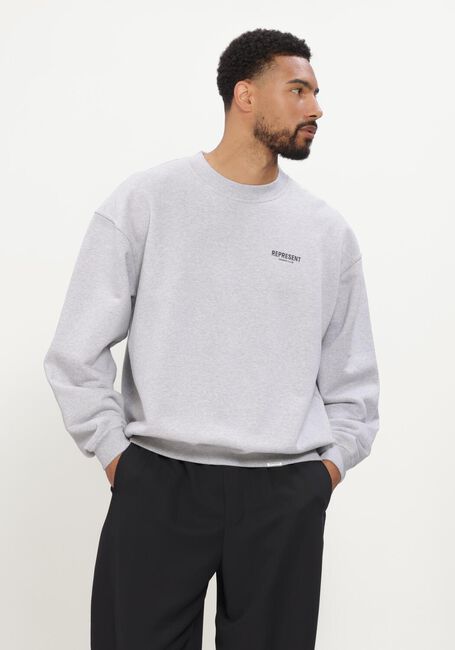 Lichtgrijze REPRESENT Sweater REPRESENT OWNERS CLUB SWEATER - large