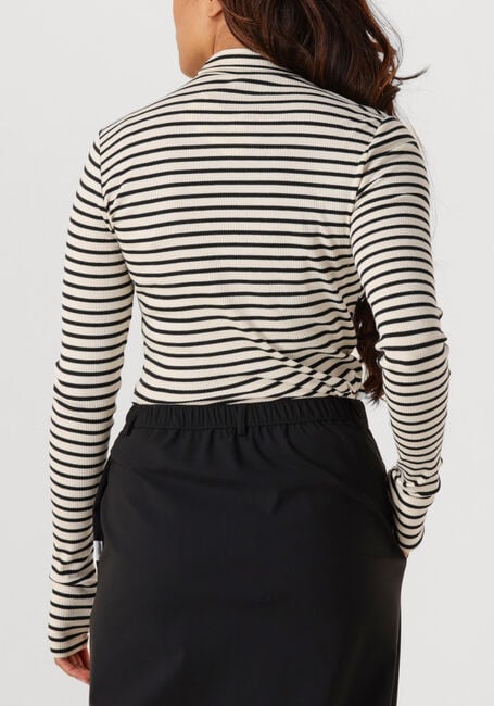 Creme PENN & INK Trui LONGSLEEVE STRIPE - large