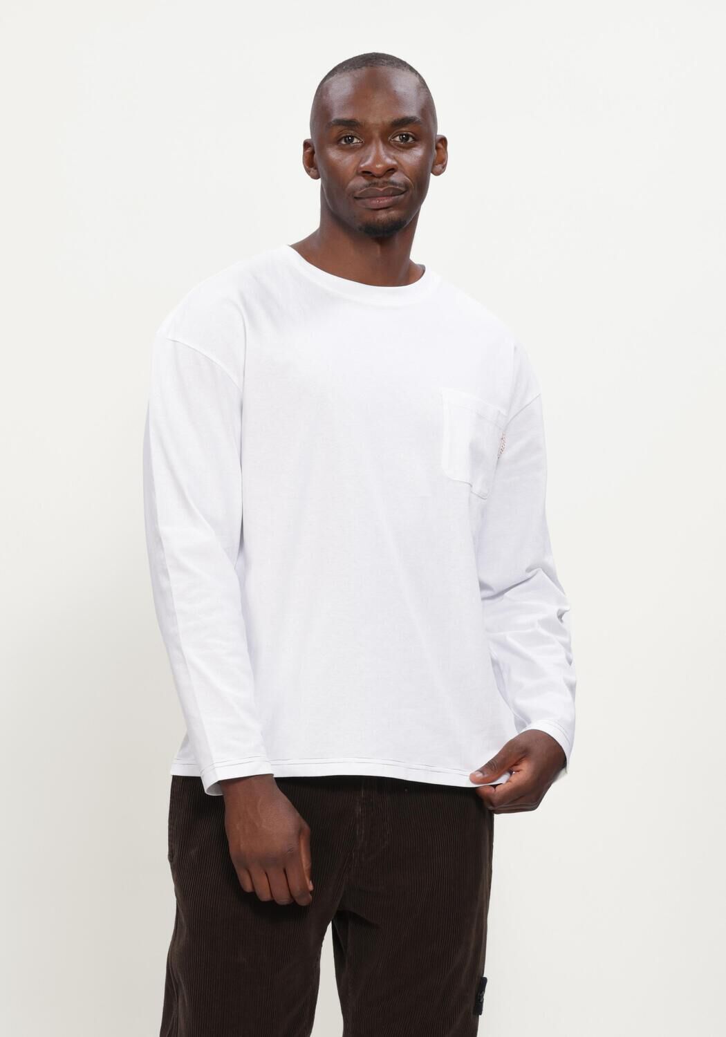 Witte DENHAM T-shirt WABY - large