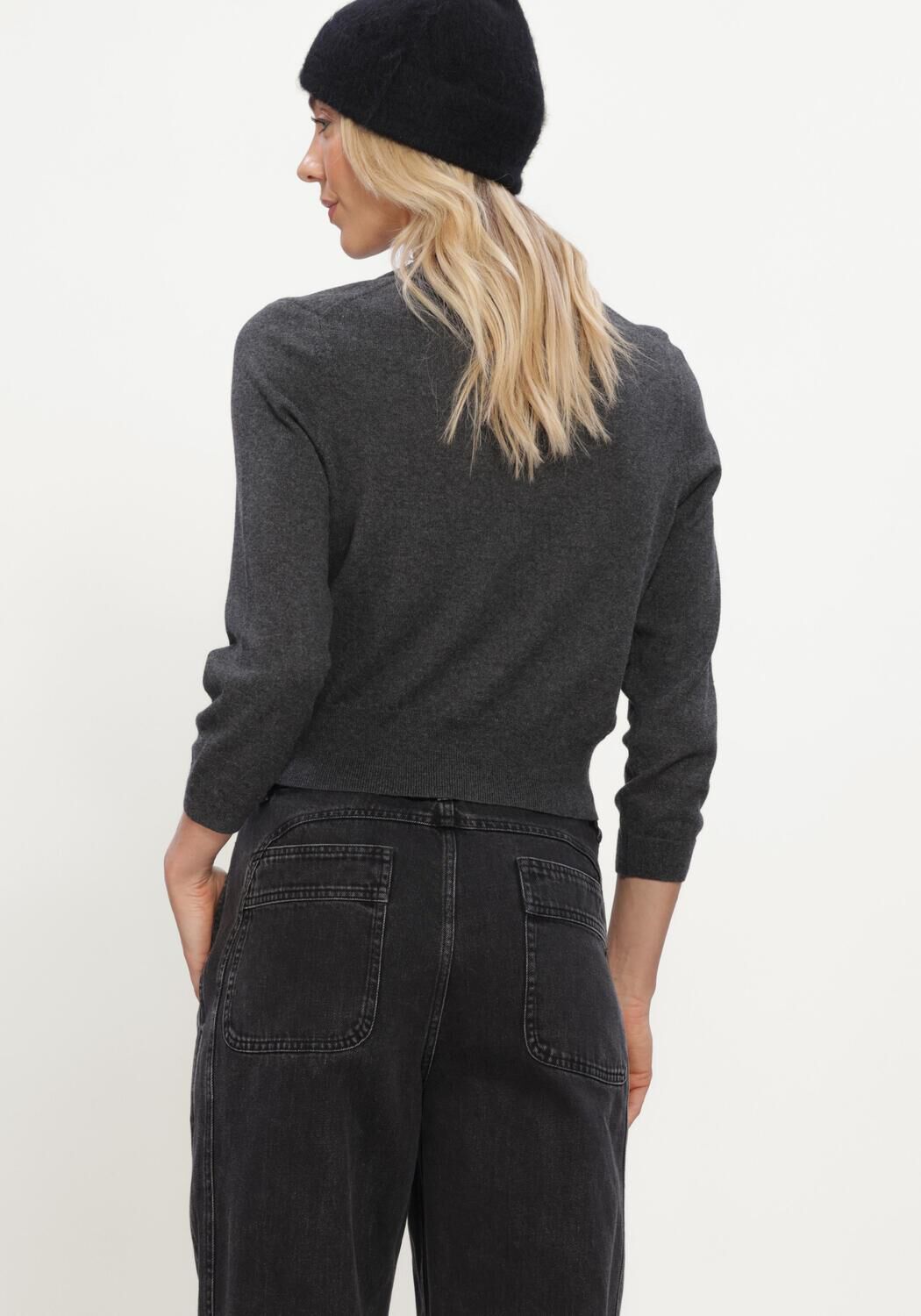 Donkergrijze ISABEL MARANT Vest LONA - large
