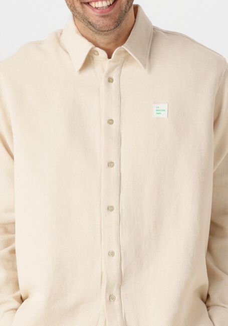 Ecru AMERICAN VINTAGE Casual overhemd AFAZ CHEMISES - large