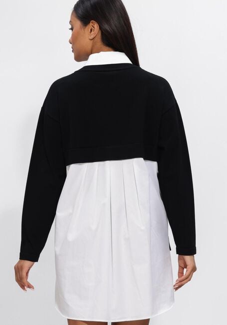 Zwarte ELISABETTA FRANCHI Mini jurk WOMAN'S KNITTED DRESS - large