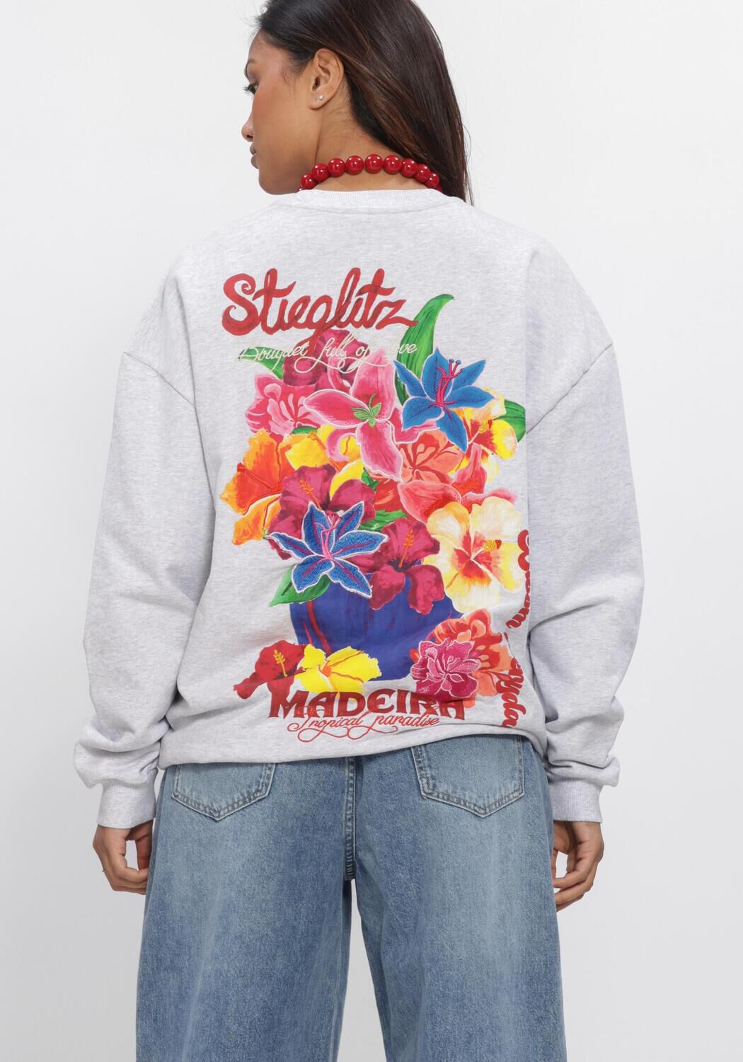 Grijze STIEGLITZ Truien/vesten GLENDA SWEATER - large