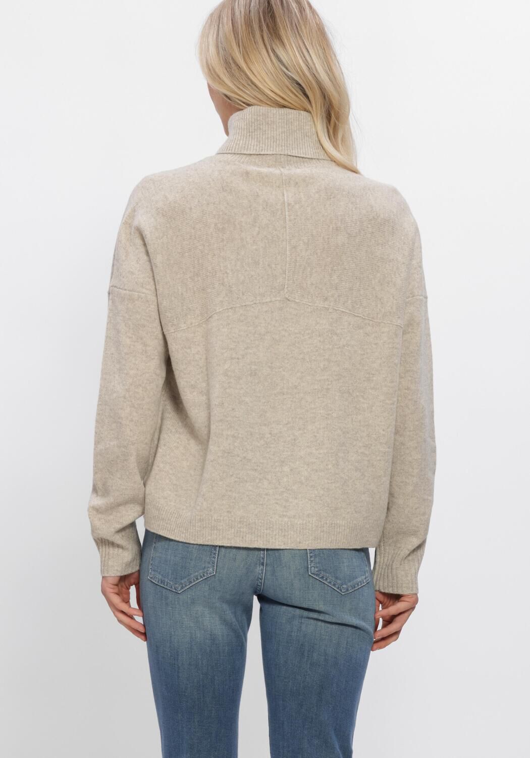 Beige CLOSED Trui ROLLI LONGSLEEVE - large