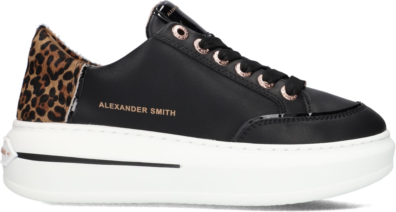 Alexander Smith Lage Sneakers Dames Lancaster Woman, Maat: 37, Materiaal: Leer, Kleur: Zwart