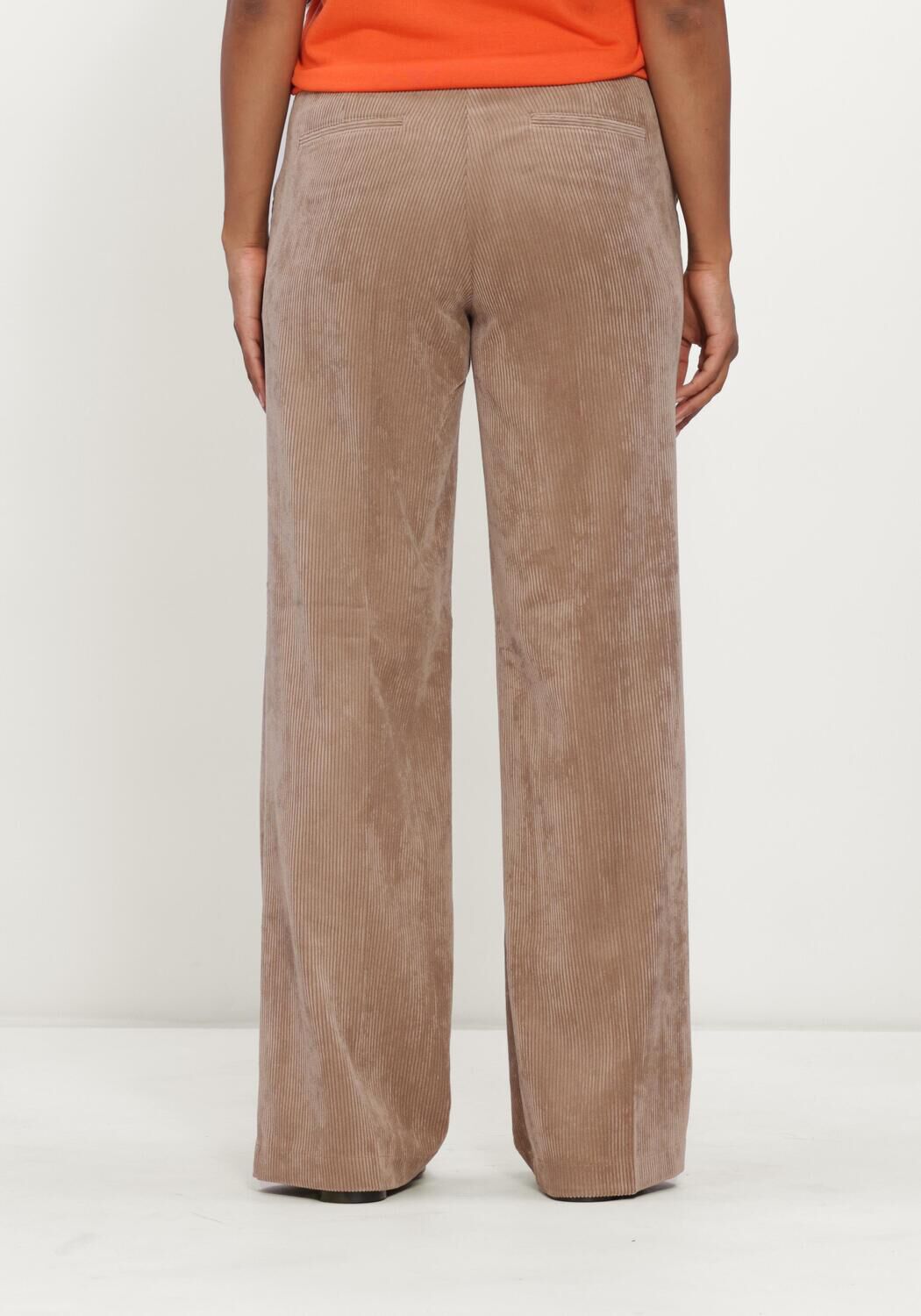 Beige CAMBIO Wijde broek AMELIE - large