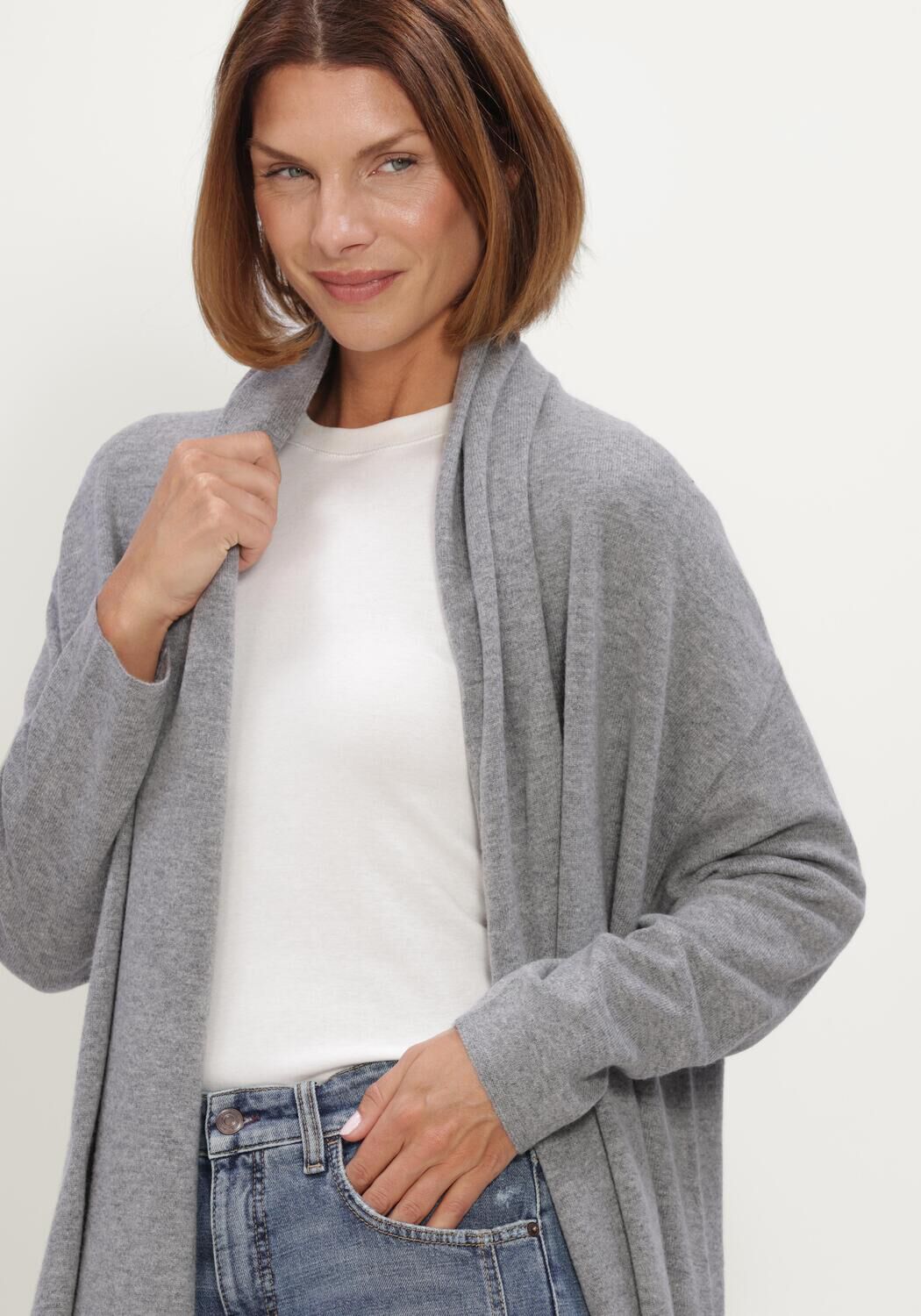 Grijze FFC Vest CARDIGAN PHOEBE - large