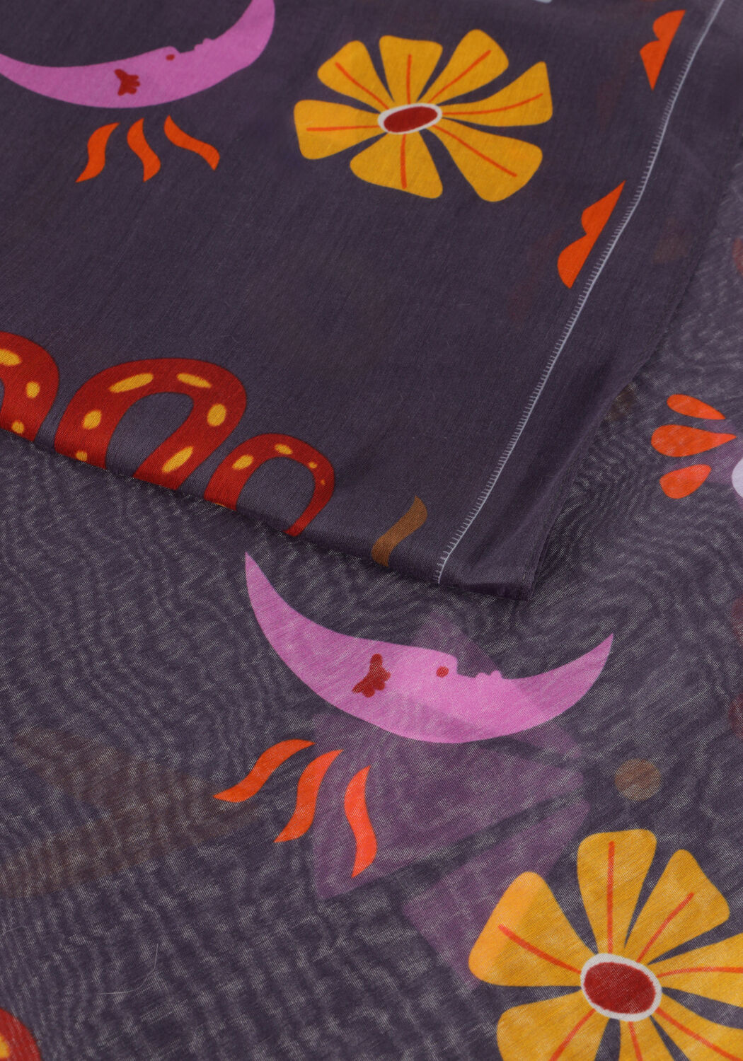 Antraciet BONNIE STUDIOS Sjaal NAVY MIXED SCARF - large