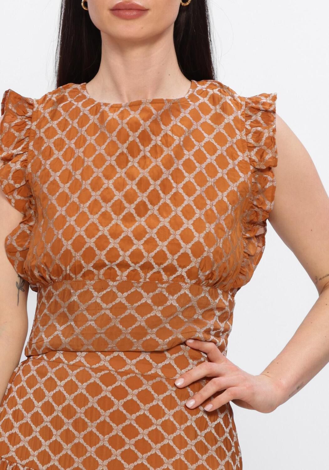 Bruine AMAYA AMSTERDAM Top DILLIA - large