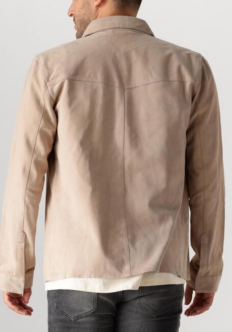 Taupe ALTER EGO Leren jas ROBERT - large