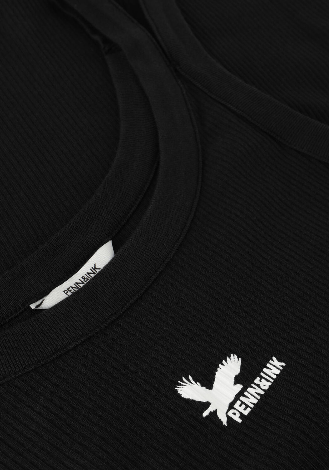 Donkerblauwe PENN & INK Top SINGLET PRINT - large