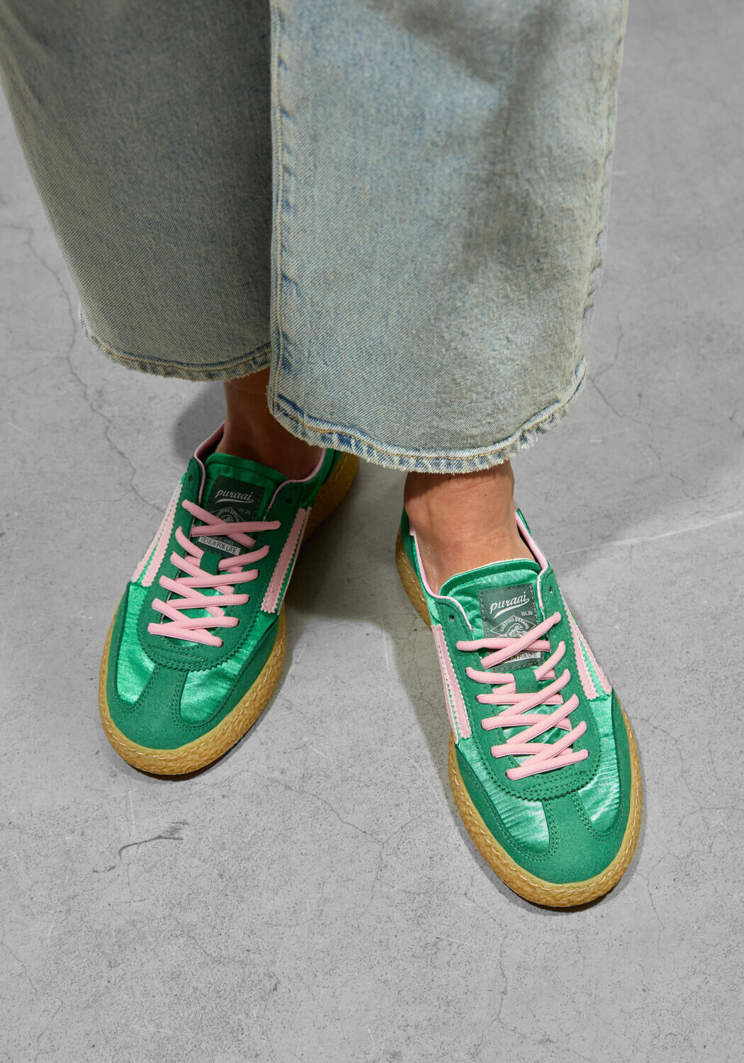 Roze PURAAI Lage sneakers 6.01 XS - large