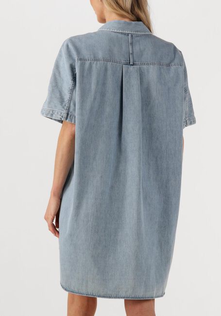 Lichtblauwe CLOSED Mini jurk SHIRTDRESS - large