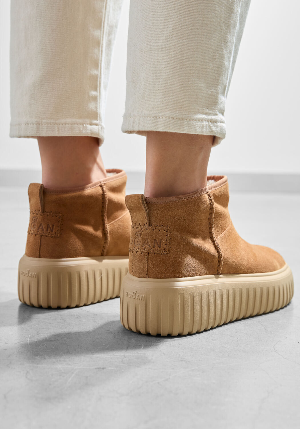 Cognac HOGAN Enkellaarsjes SUE BOOTY GZ - large