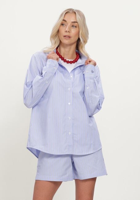 Lichtblauwe ANINE BING Blouses ESSIE SHIRT - large
