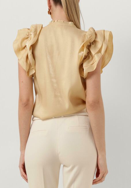 Beige AAIKO Blouses GEZANA SHIMMERY VIS 355 - large