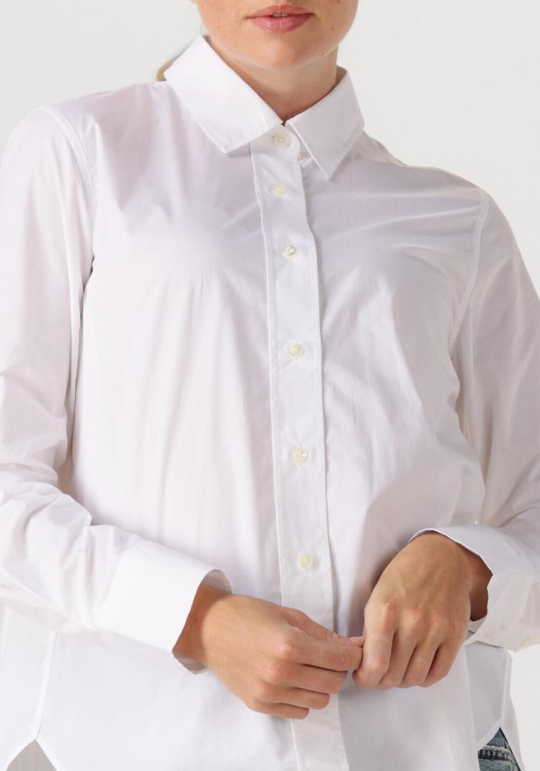 Witte CLOSED Blouses CLASSIC SHIRT WITH STRAP - large