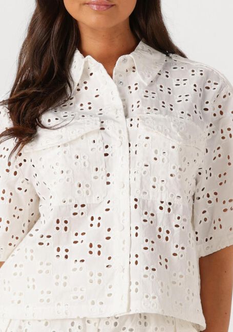 Witte DANTE6 Blouses TODDY BRODERIE ANGLAISE SHIRT - large
