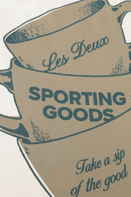 Ecru LES DEUX T-shirt BEN ARTIST T-SHIRT - large