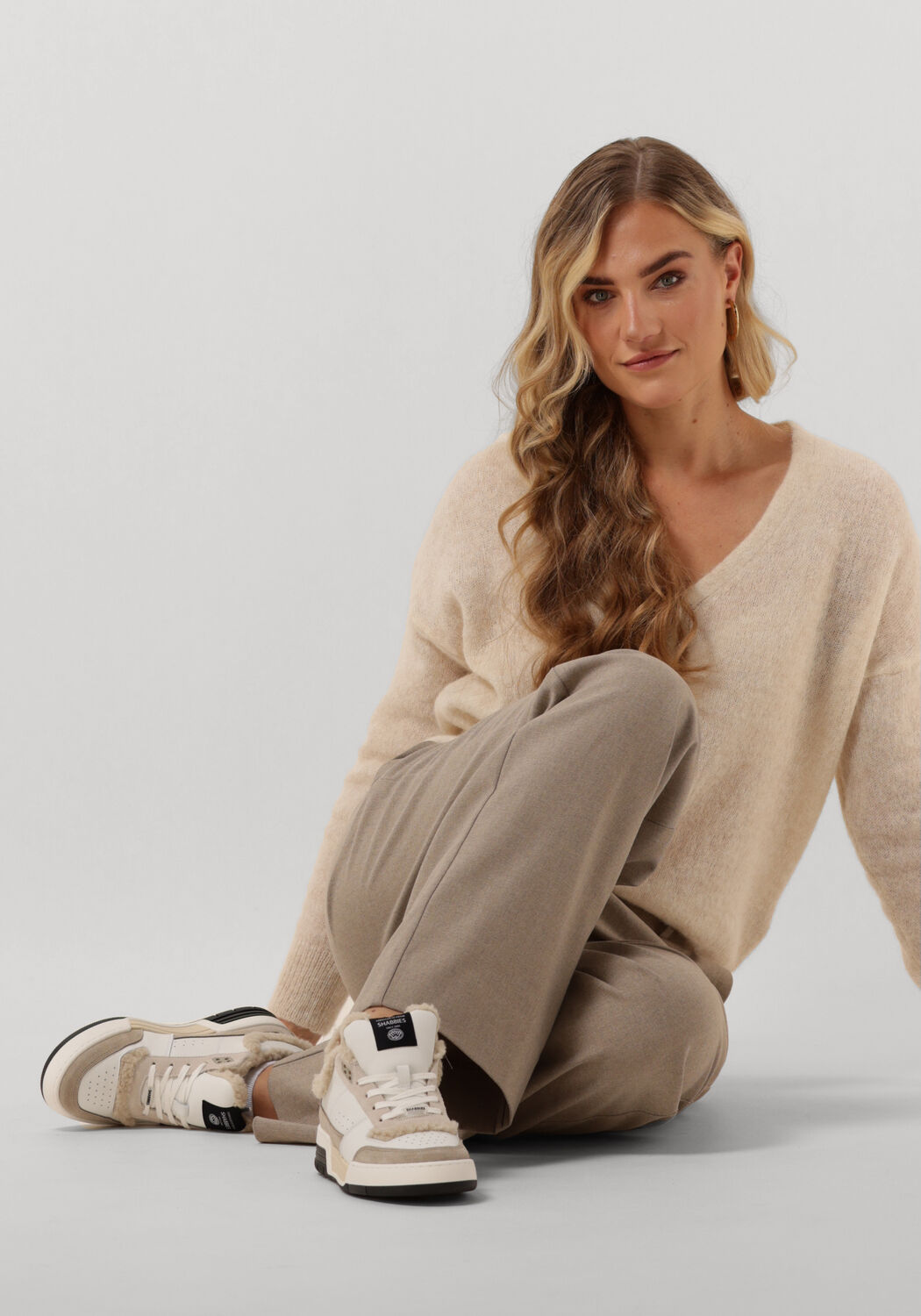 Taupe SHABBIES Lage sneakers REVIN LOW - large