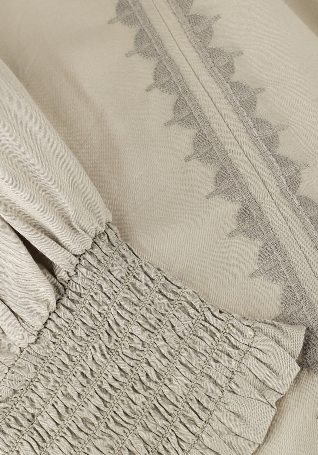 Beige MOS MOSH Blouses MMMARB SANSA EMB BLOUSE - large