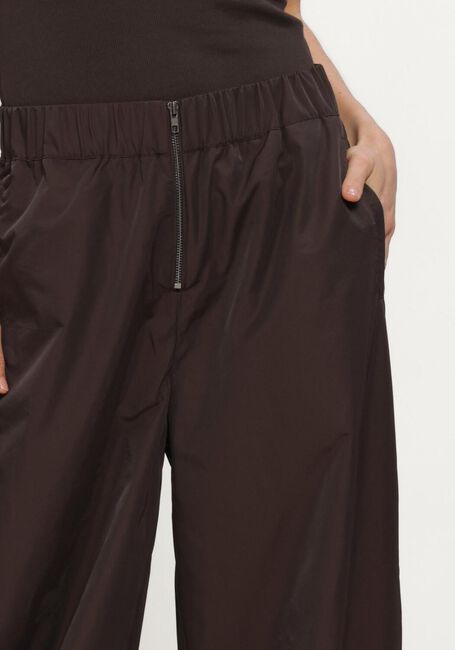Bruine CO'COUTURE Wijde broek ALORACC BLOCK PANT - large