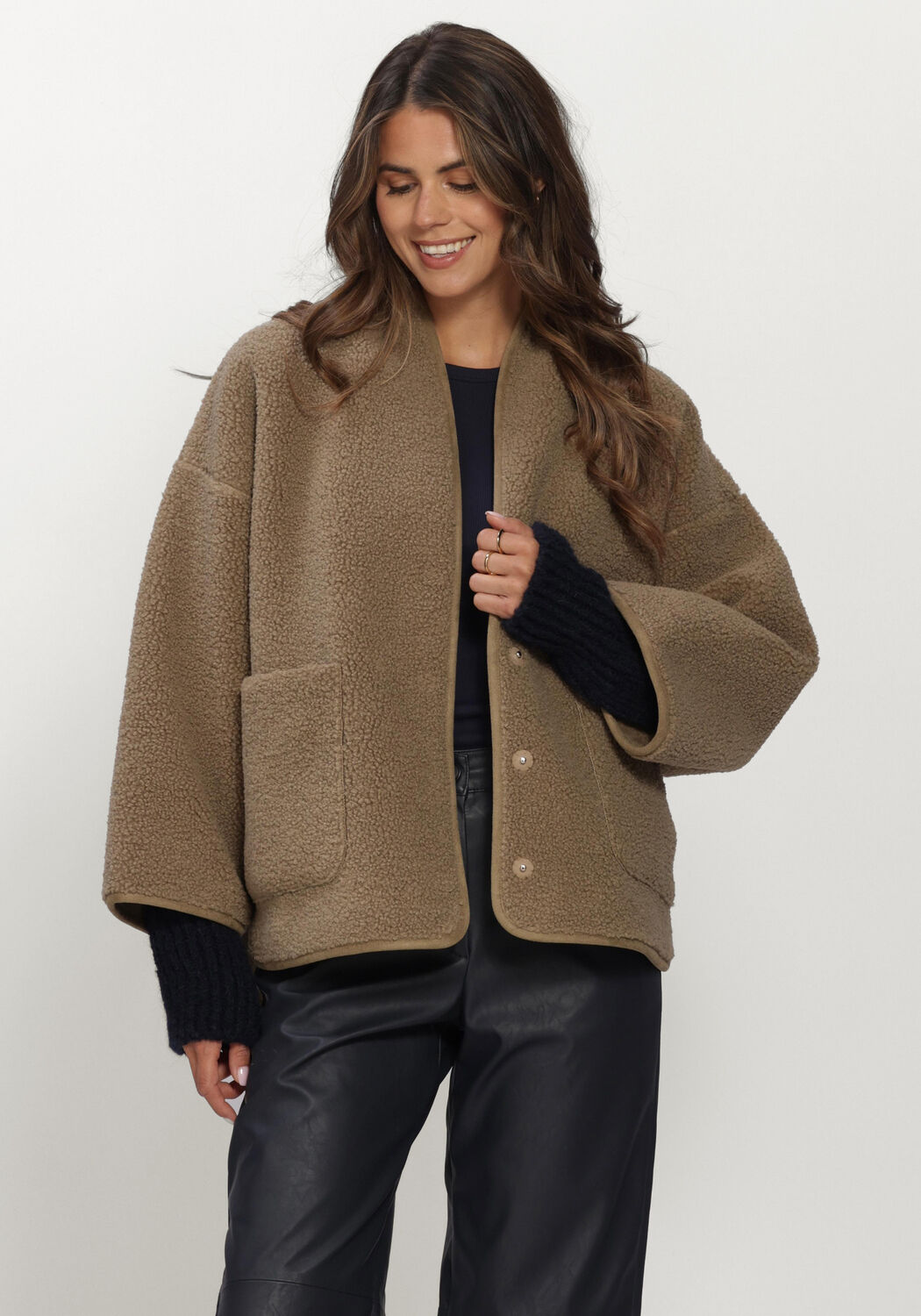 Groene KNIT-TED Jassen JOKO JACKET - large