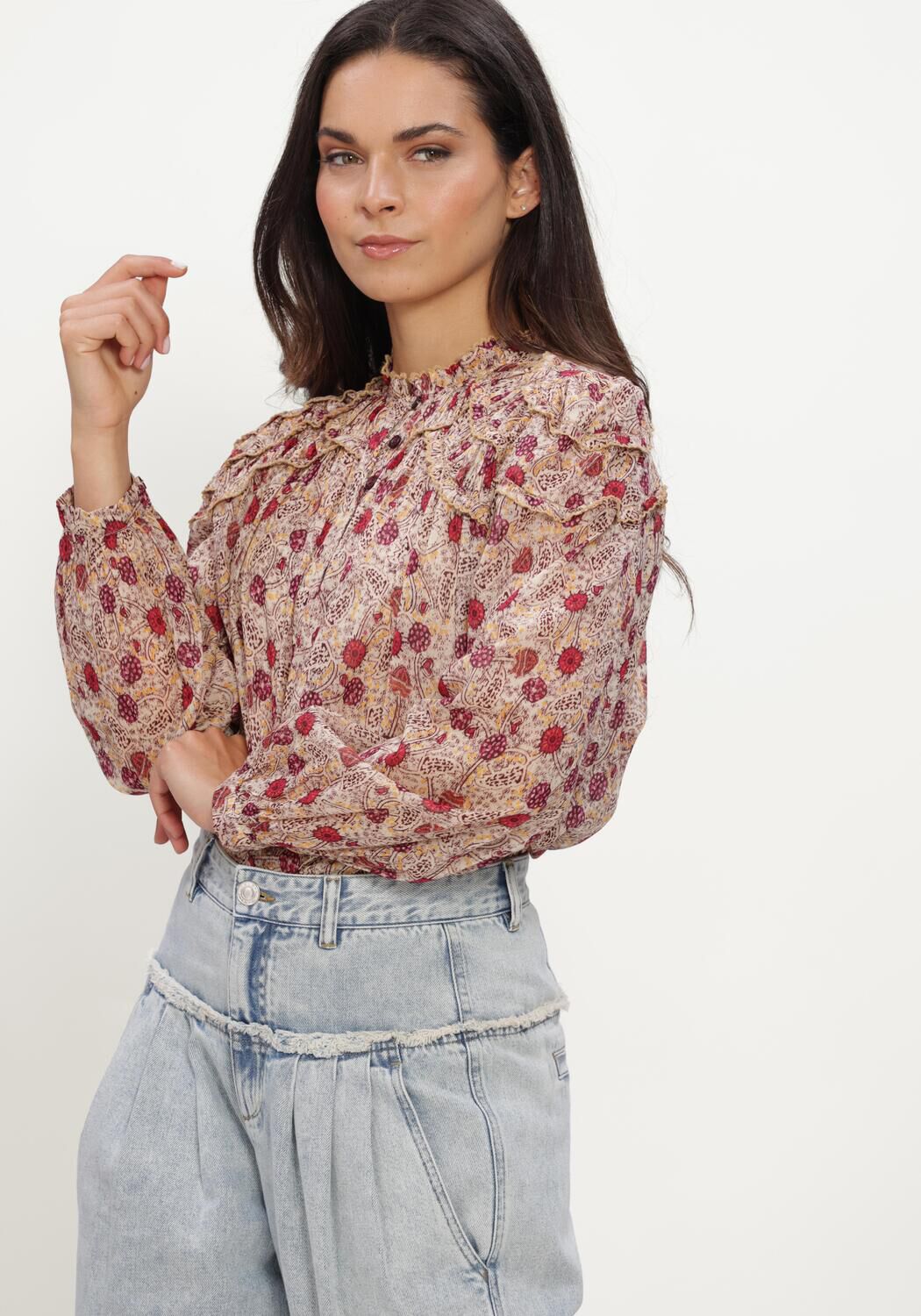 Beige ISABEL MARANT Top CHRISTA TOP - large