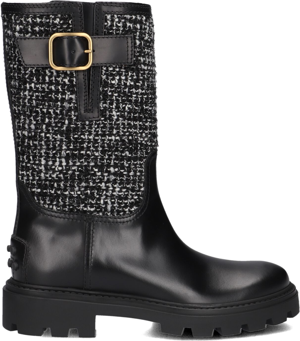 Tod's Enkellaarsjes
Dames Xxw08j0hn20sk, Maat: 36, Materiaal: Leer, Kleur: Zwart