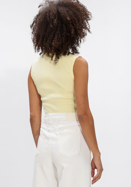 Gele AXEL ARIGATO Top SCOOP RIBBED TANK - large