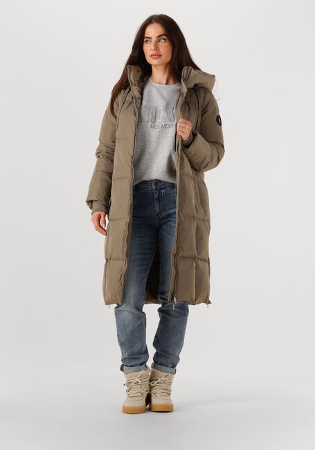 Khaki MOS MOSH Gewatteerde jas NOVA SQUARE DOWN COAT - large