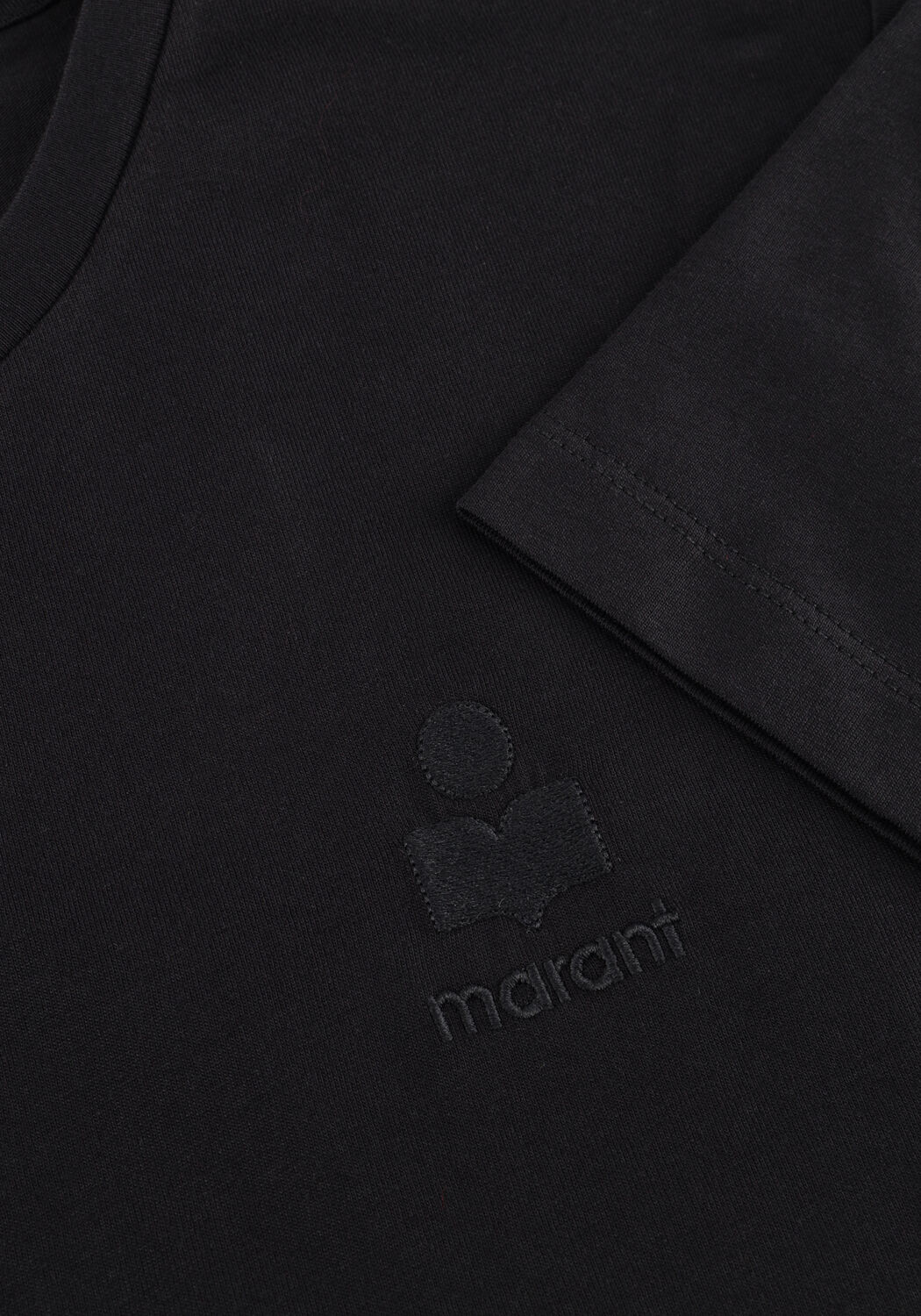 Zwarte MARANT ETOILE T-shirt ABY-GZ 23PTS0070FA - large