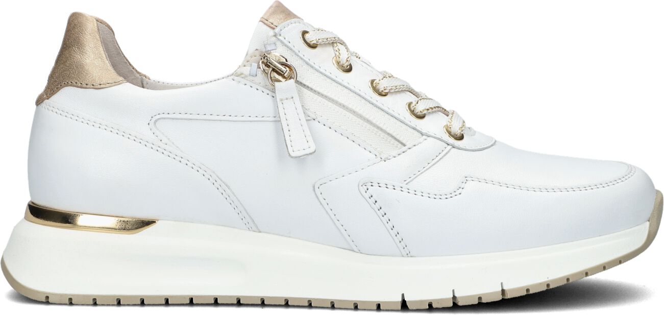 Gabor Lage Sneakers Dames 448.1, Maat: 37, Materiaal: Leer, Kleur: Wit
