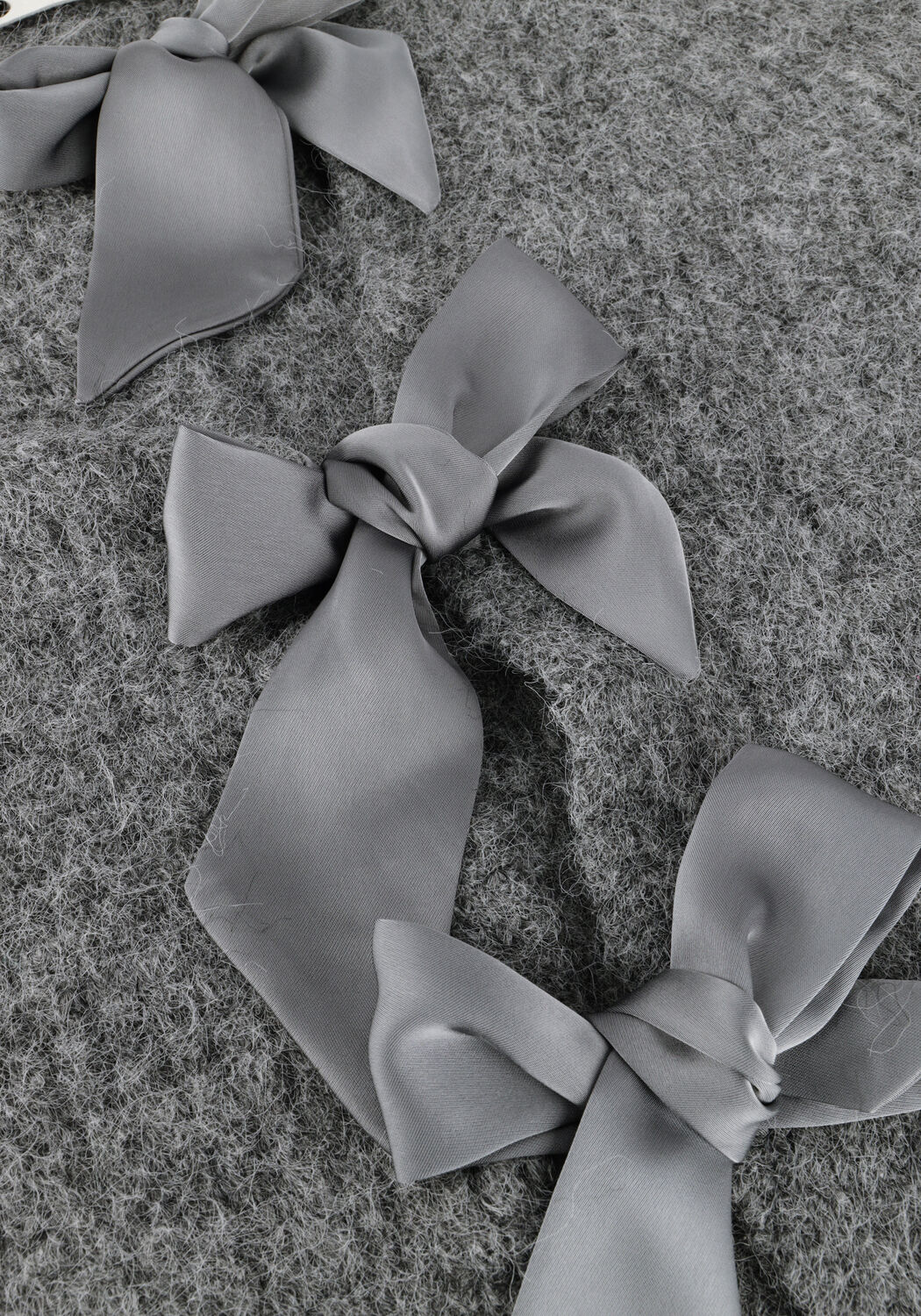 Grijze CO'COUTURE Trui CORALIE CC BOW RIB CARDIGAN - large