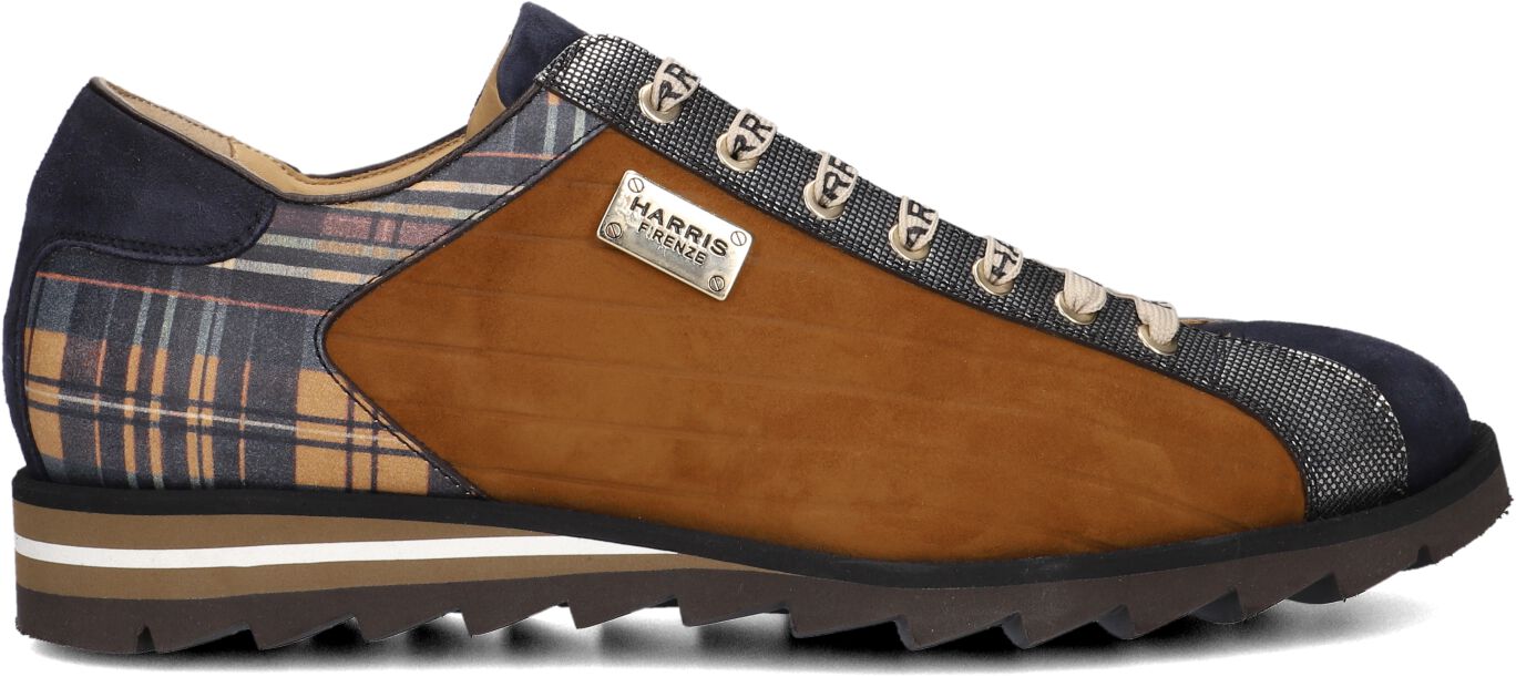 Harris Lage Sneakers Heren 2817, Maat: 47, Materiaal: Suède, Kleur: Cognac