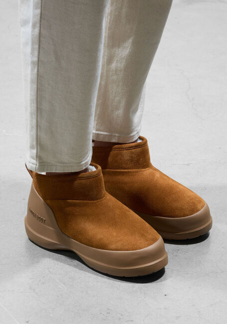 Cognac MOON BOOT Enkelboots MB LUNA LOW BOOT SUEDE Cognac MOON BOOT Enkelboots MB LUNA LOW BOOT SUEDE - large