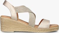 Gouden STEFANO LAURAN Sandalen met hak MET KRUIS SANDAAL SLEEHAK - medium