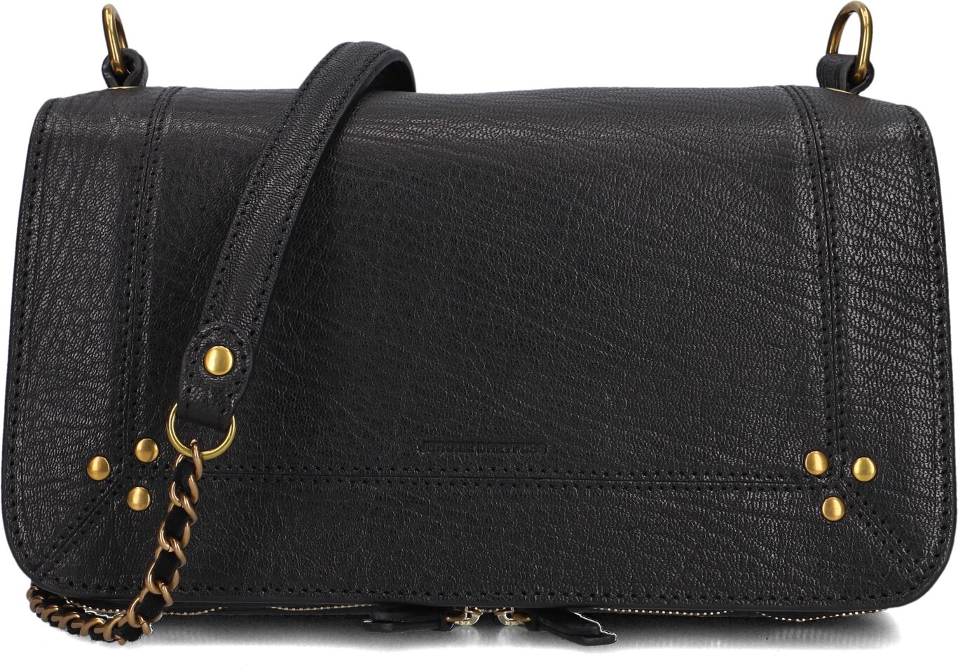 Jérôme Dreyfuss Jérôme Dreyfuss Crossbodytas Dames Bobi, Materiaal: Leer, Kleur: Zwart