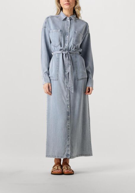 Lichtblauwe AAIKO Maxi jurk DILIEN TEN 549 - large
