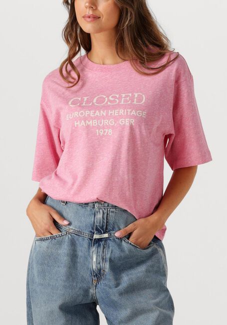 Roze CLOSED T-shirt RELAXED T SHIRT - large