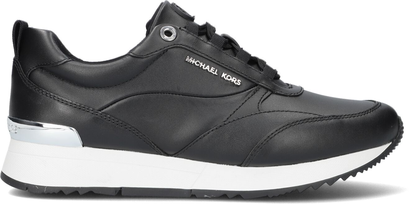 Michael Kors Lage Sneakers Dames Allie Stride Trainer, Maat: 36,5, Materiaal: Leer, Kleur: Zwart