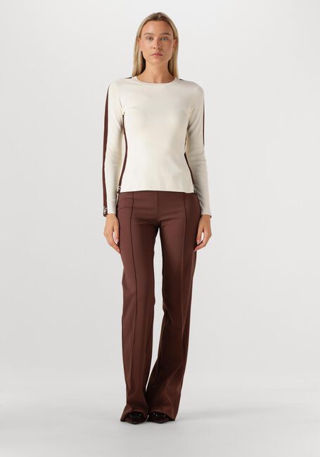 Bruine ELISABETTA FRANCHI Wijde broek PANTS - large