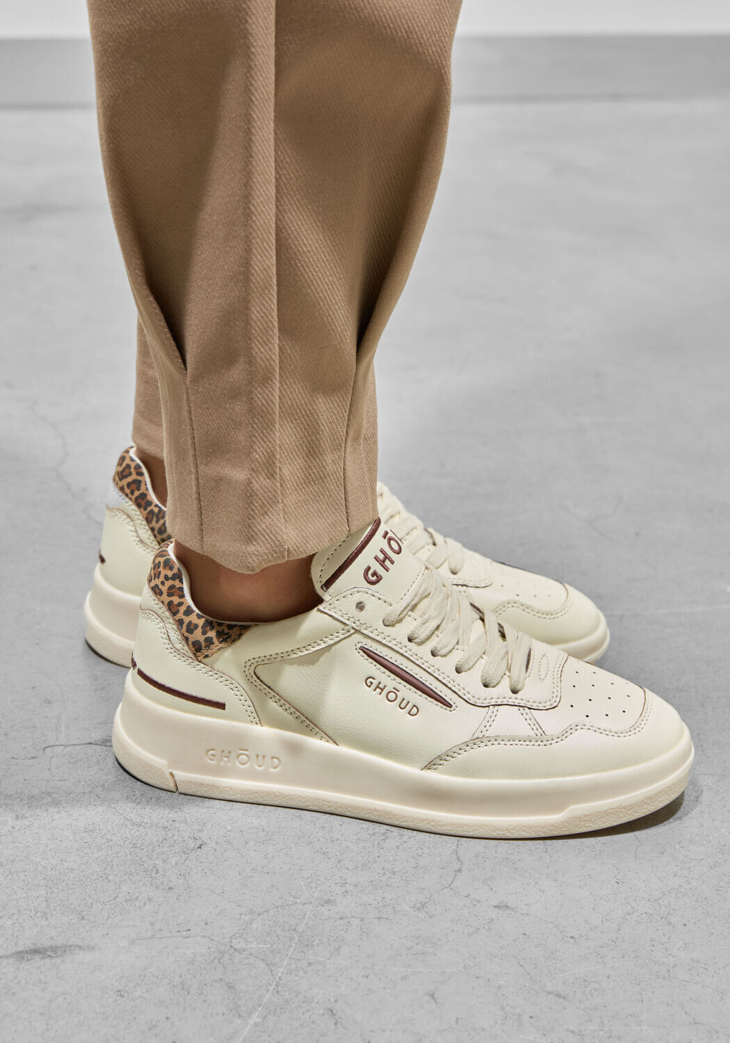 Witte GHOUD Lage sneakers TWEENER LOW D - medium